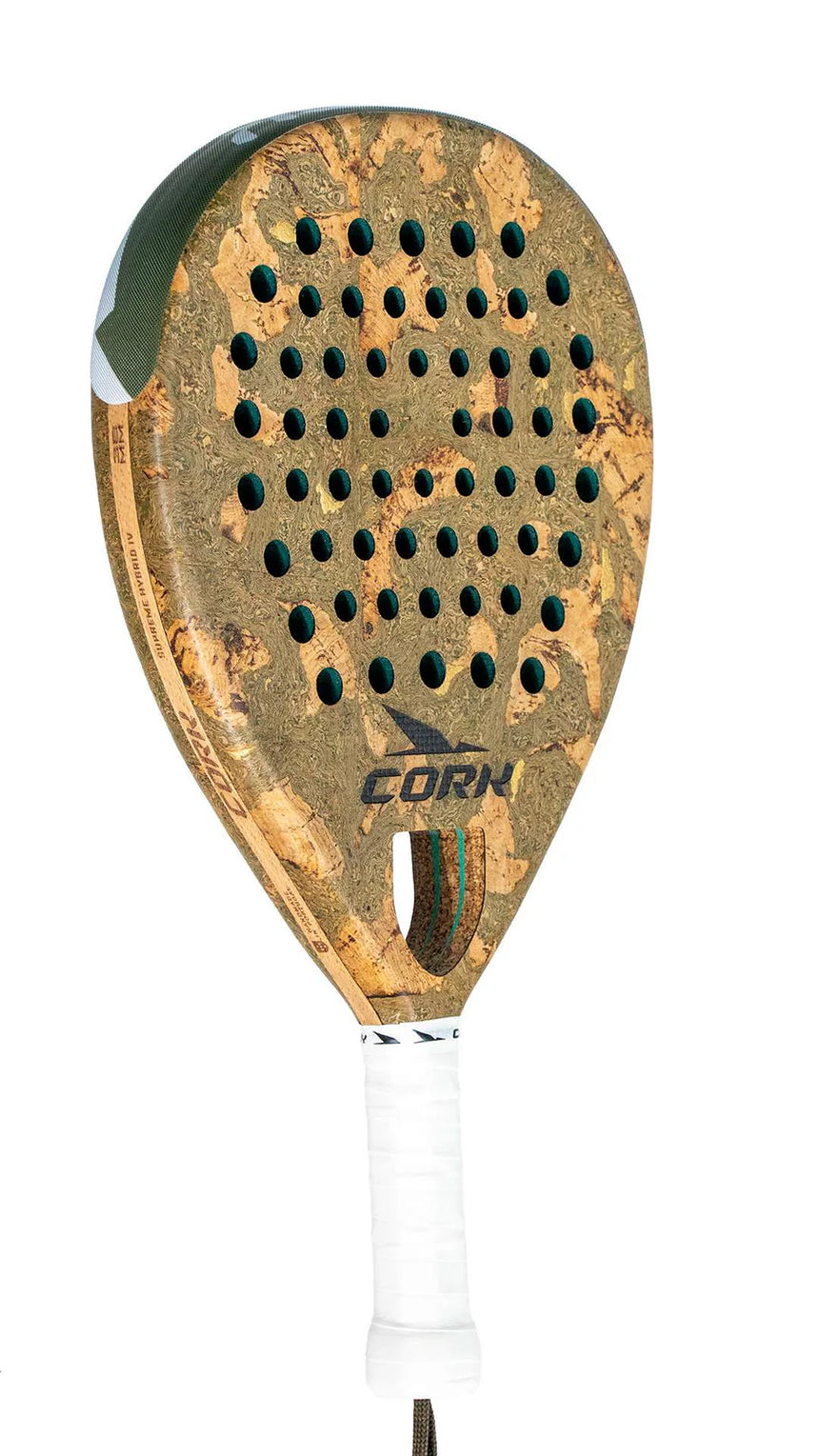 Cork Padel Racket - Supreme Hybrid IV