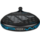 A image of adidas adipower multiweight ctrl 3.4 racket from the flat view. 