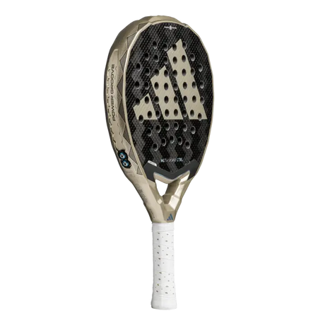 A image of the adidas padel racket metalbone ctrl 3.4 2025 a view of the right side of the racket. 