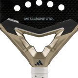 A image of adidas padel racket metalbone ctrl 3.4 2025 with the view of the heart on the racket. 