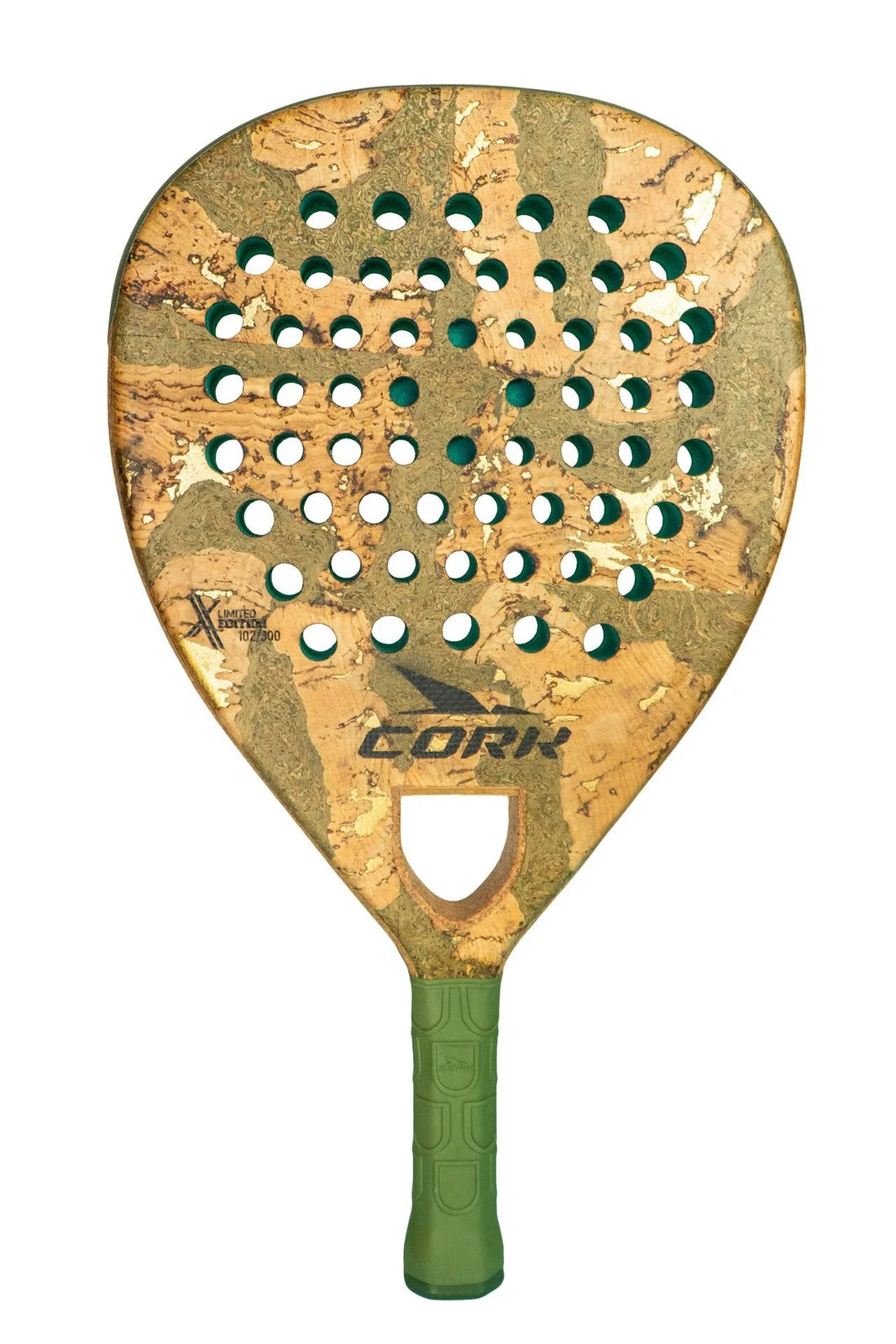 Cork Padel Racket - Extreme Green